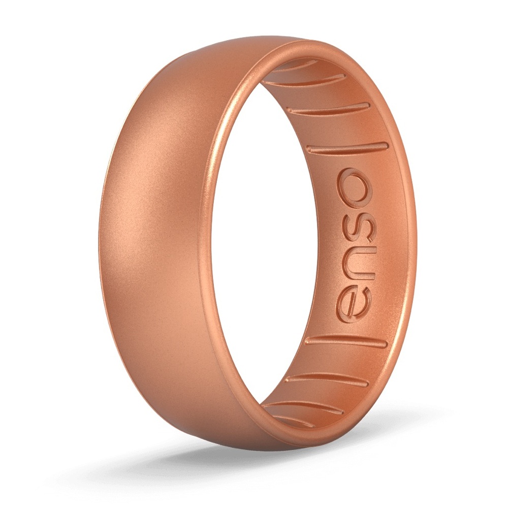 ENSO RINGS LEGENDS CLASSIC SILICONE RING - Standard Metallic Copper Wedding Band